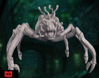 Neh’Thalggu Mini | Brain Collector Aberration Monster | 32mm Horror Creature | By Monster Atlas