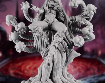 Sexy Beholder Queen | Adult  Mini | 3D Printed Pinup Model Set | Gaz Minis
