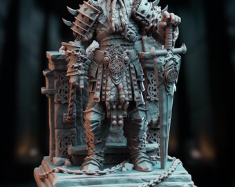 Gargantuan Entombed Giant King Miniature: DM Stash Boss NPC