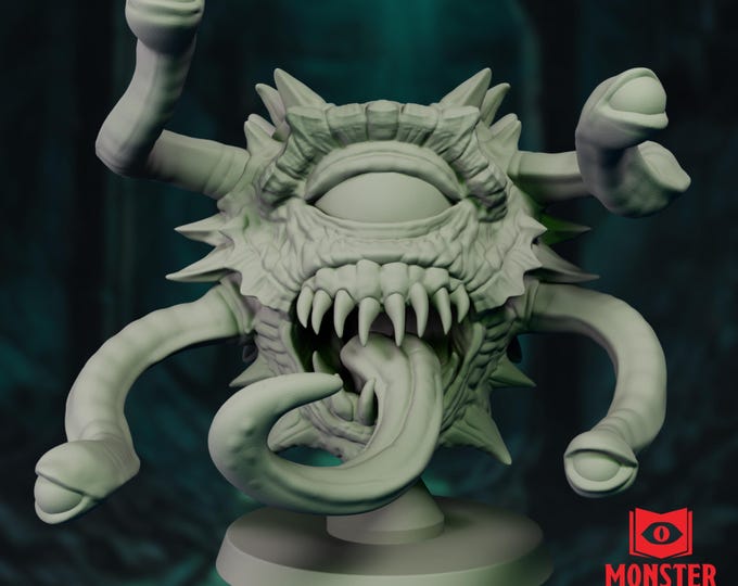 Spectator Eye Monster Mini |  One-Eyed Horror Miniature | Lurking Dungeon Horror for DMs | By Monster Atlas