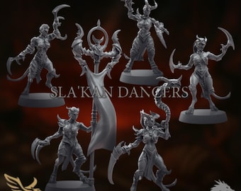 Demonic Blade Dancers | Infernal Cult Encounter | Female Warrior Assassins | By Tales Keeper