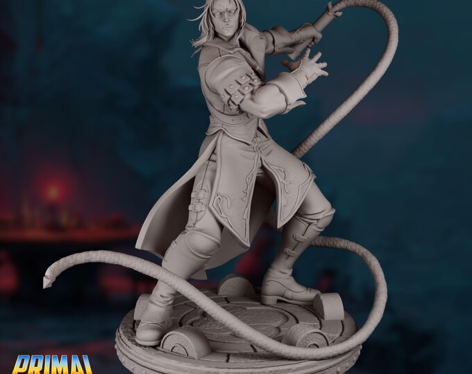 Hexblade Warlock Mini | Eldritch Fighter Miniature | Pact-Weapon Whip Duelist | By Primal Collectibles