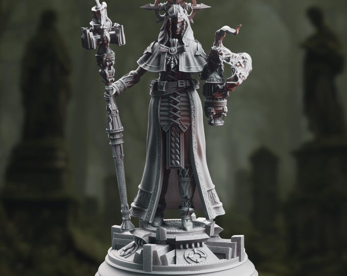 Twilight Cleric Mini | Grave Domain Cleric Mini | Oathbreaker Paladin | by DM Stash