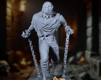 Vampire Spawn  Mini | Chained Ghoul  Miniature | Multiple Scale Options | By DM Stash