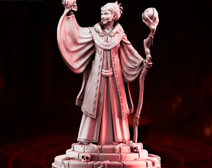 Necromancer Sorceress Miniature: Lilith, Primal Collectibles Resin Model