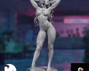 Female Hero Model Kit | Comic Style Heroine | Collector Display Figure | by CA3D