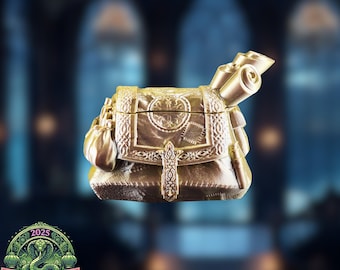 Arcane Tome Dice Box | PLA Grimoire Trinket Chest, RPG Storage