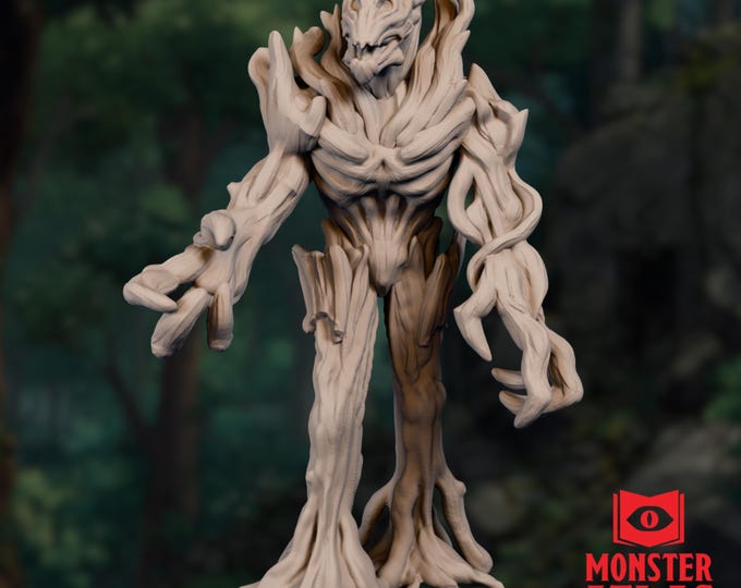 Twig Blight Miniature | Creeping Plant Creature Miniature | 28mm 32mm 40mm Forest NPC | By Monster Atlas