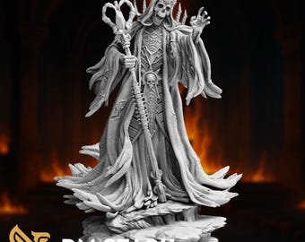 Lich Miniature - Undead Wizard, Necromancer or Boss Monster | DM Stash