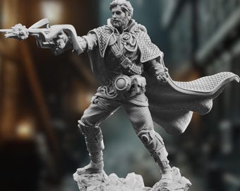 Artificer Gunslinger  Mini | Steampunk Arcane Sharpshooter  Miniature | by DM Stash