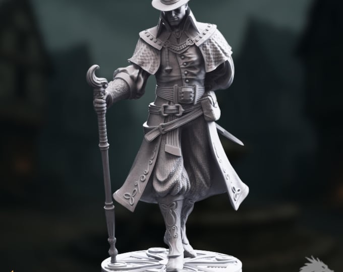 Human Rogue Mini | Mastermind Inquisitor | Urban Investigator with Rapier | by DM Stash