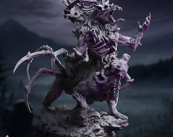 Twisted Monstrosity Animal Mutant Mini | Eldritch Forest Horror Miniature | Large Abomination Creature | By DM Stash