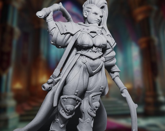 Warrior Mistress NSFW Mini | Fantasy Female Fighter | 32mm & 40mm Scales | Gaz Mini's