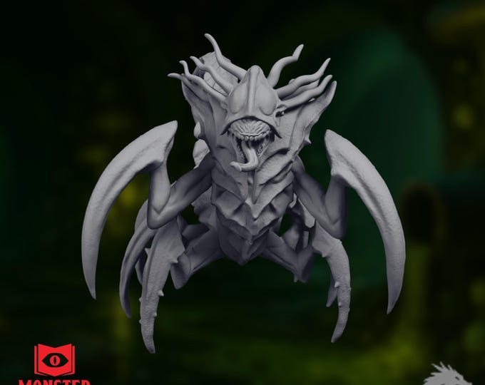 Mage Hunter Monster | Large Creature Miniature | Anti-Spell Predator | By Monster Atlas