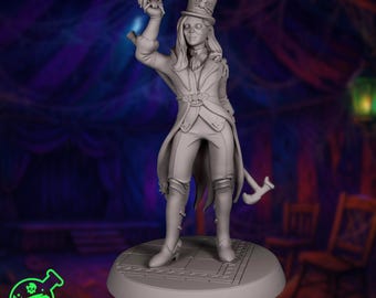 Lady of Spiders Miniature | Female Warlock, Arachnid Villain by TPK Labs