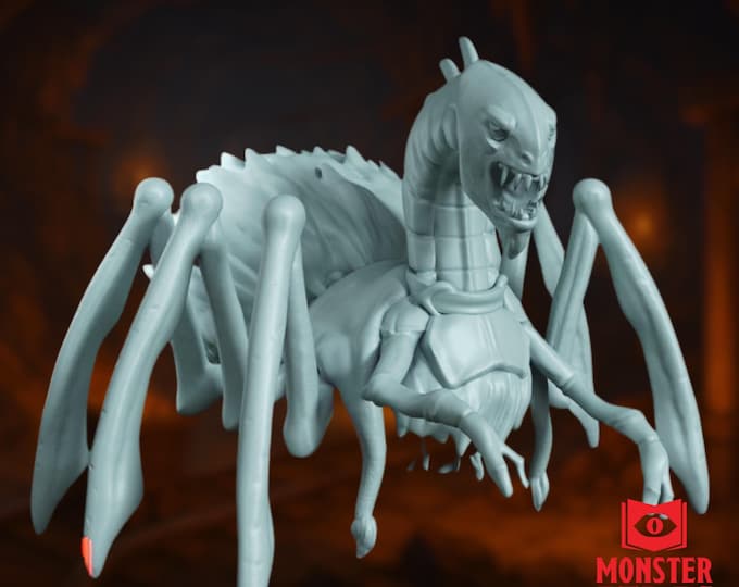 Alien Spider Aberration Mini (3 Pack) | Neogi Horror Swarm Creatures for Cosmic Horror and Terrifying Dungeons | By Monster Atlas