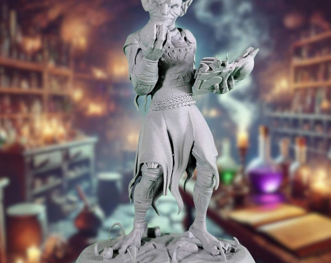 Goblin Wizard  Mini – Small Goblin Mage, Potion Master, or Wizard NPC –  Miniature by DM Stash