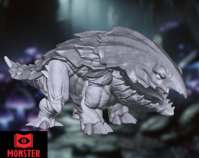 Ravenous Underground Monster Mini | Subterranean Terror Miniature | By Monster Atlas