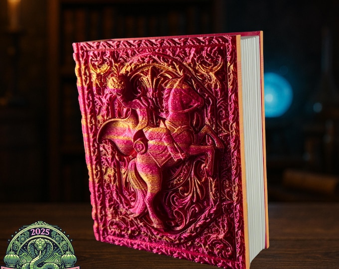 Headless Horseman Tome Storage Case | Gothic Fantasy Book Box | Dice Tower or Trinket Holder | By Fates End