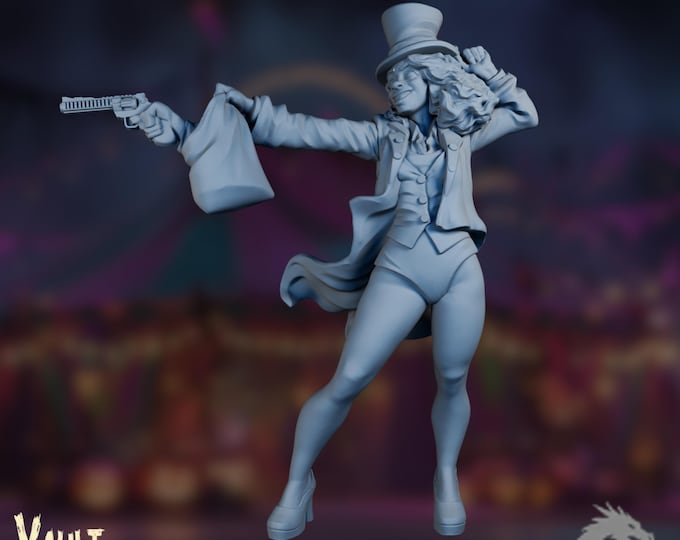 Robber Clown Mini | Circus Bandit Mini | Comic Bank Thief | By VaultZ