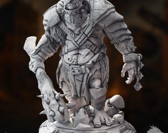 Cyclops Boss Miniature | Giant Warlord Monster | By DM Stash