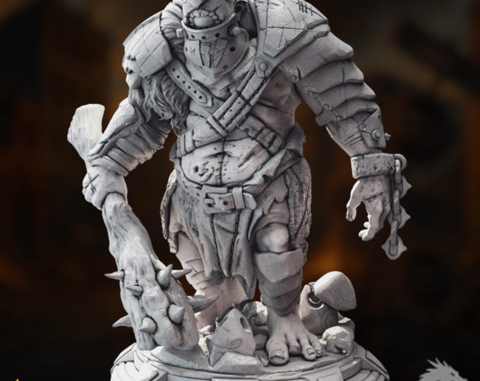 Cyclops Boss Miniature | Giant Warlord Monster | By DM Stash