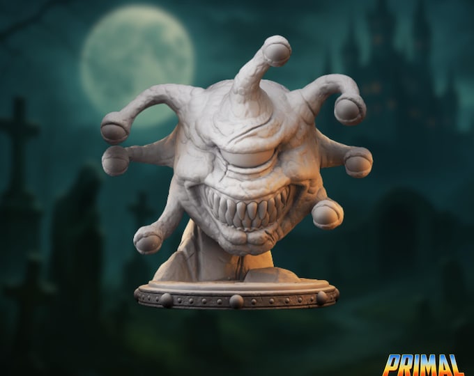 Eldritch Eyestalk Horror Mini | Cosmic Floating Watcher Miniature (32mm-75mm) | By Primal Collectibles
