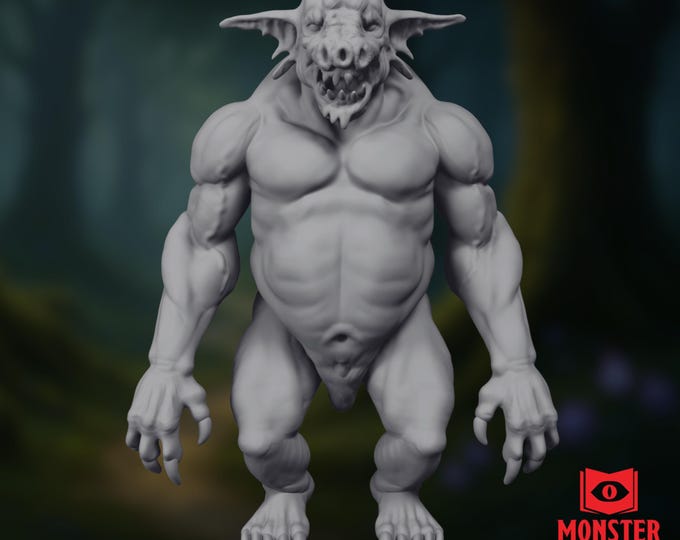 Dretch Demon Mini | Abyssal Fiend Monster Miniature | Small-Scale NPC for Infernal Encounters | By Monster Atlas
