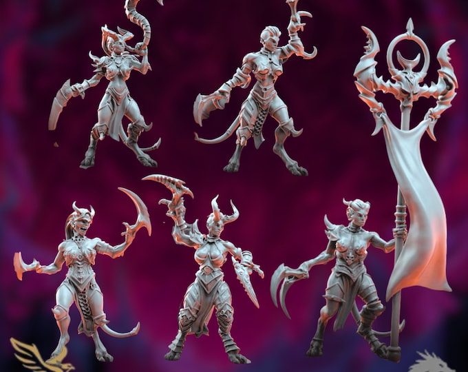 Female Assassin Demons | Eldritch Vanguard | Elite Horror Squad | By Tales Keeper