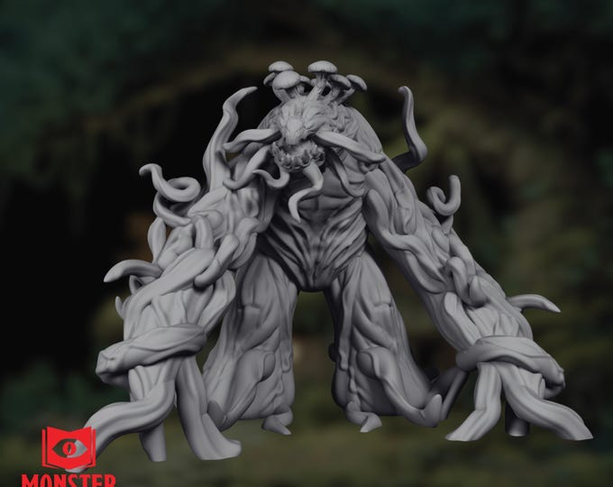 Shambling Mound Mini | Living Plant Monster Miniature | Tangled Swamp Horror | By Monster Atlas