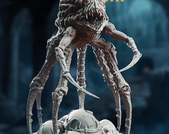 Mind Walker Horror Mini | Eldritch Brain-Legged Monster Miniature | By DM Stash