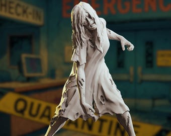 Emergency Room Zombie Mini | Infected Hospital Patient Miniature | By Vaultz