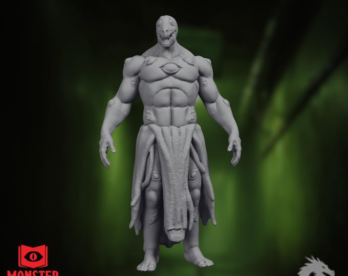 Eye Golem Mini | Aberrant Construct Miniature | Arcane Sentinel Monster NPC | Monster Atlas