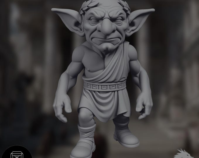 Toga Goblin NPC Mini | Goblin Aristocrat Miniature | Noble or Corrupt Official | Nafarrate Designs