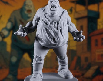 Undead Punk Zombie Mini | Infected Gang Member for AFMBE and Other Post-Apocalyptic Horror TTRPGs