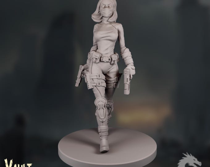 Female Operative Mini | Secret Agent Woman | Apocalypse Survivor | by VaultZ