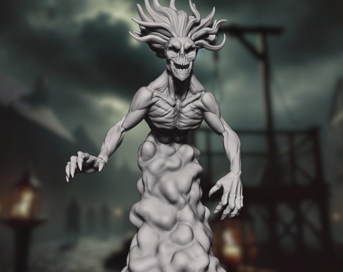 Wailing Specter Mini | Floating Ghast | Ghost, Ghoul, Spirit, Wraith | by Monster Atlas