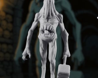 Faceless Horror Titan Mini | Huge Flesh-Eating Sledge Hammer Dungeon Monster | By Monster Atlas