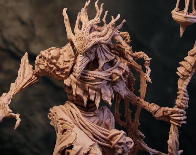 Four Horsemen Famine Model | 130mm Apocalyptic Horseman | Dark Collector Display Model | By Nerikson