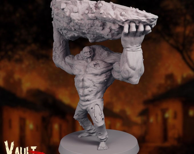 Concrete Zombie Monster Mini | Urban Hulking Zombie for Modern Apocalypse Campaigns | By VaultZ