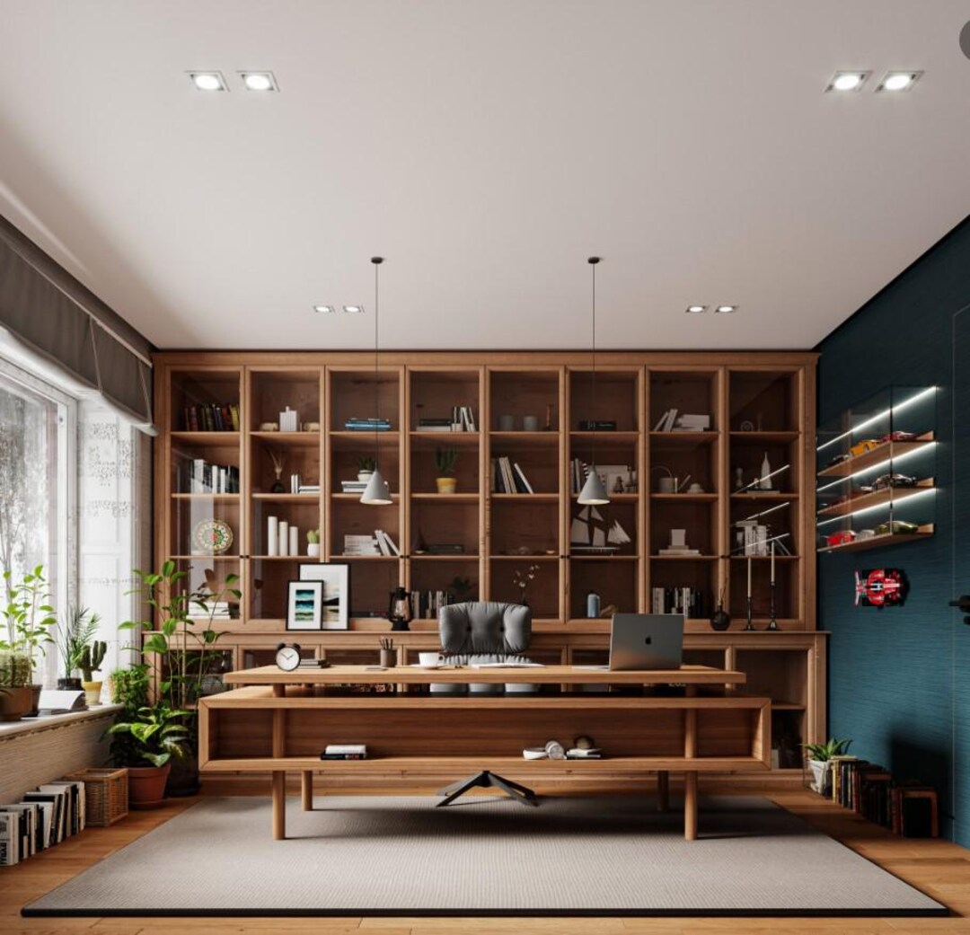 Custom 3D Home Office Design | Interior Design Service (digital Render ...