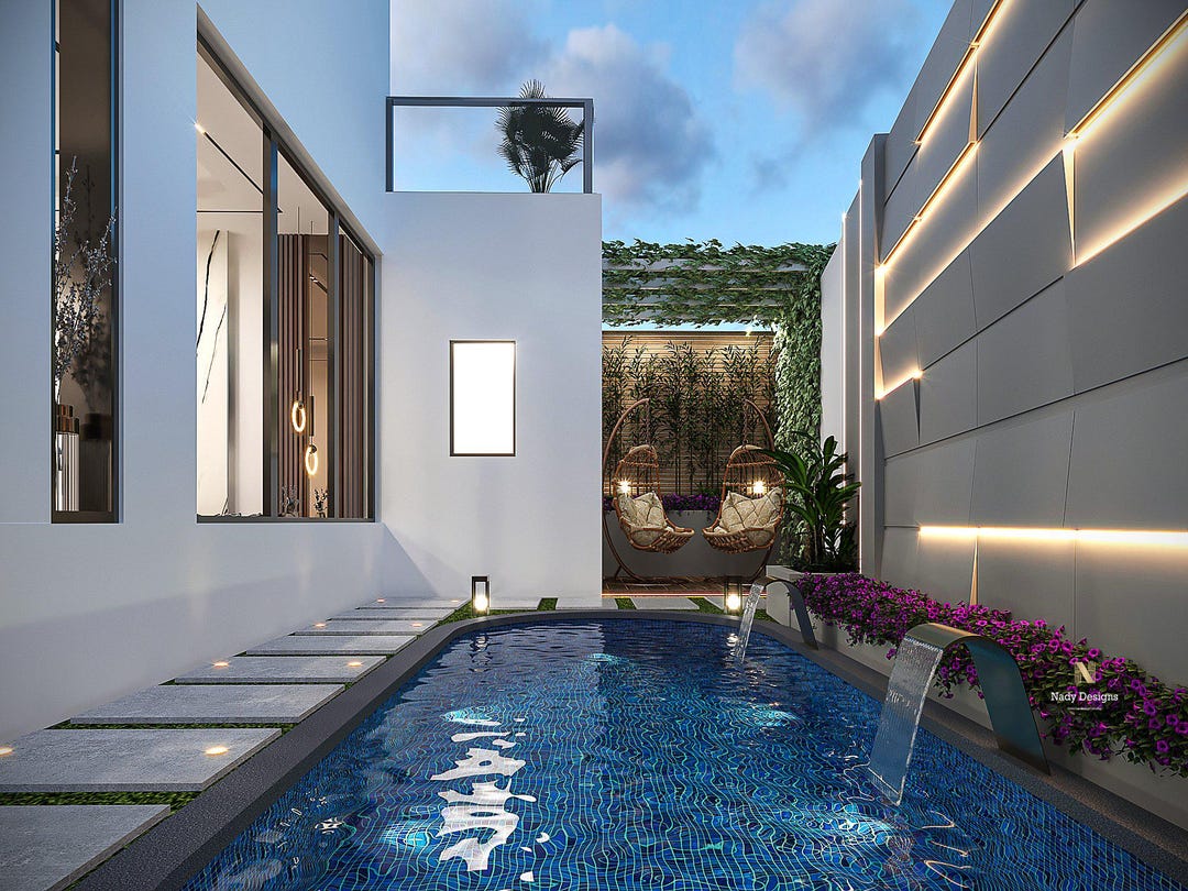 Backyard 3D Render Service | Outdoor Space Visualization | Professional ...