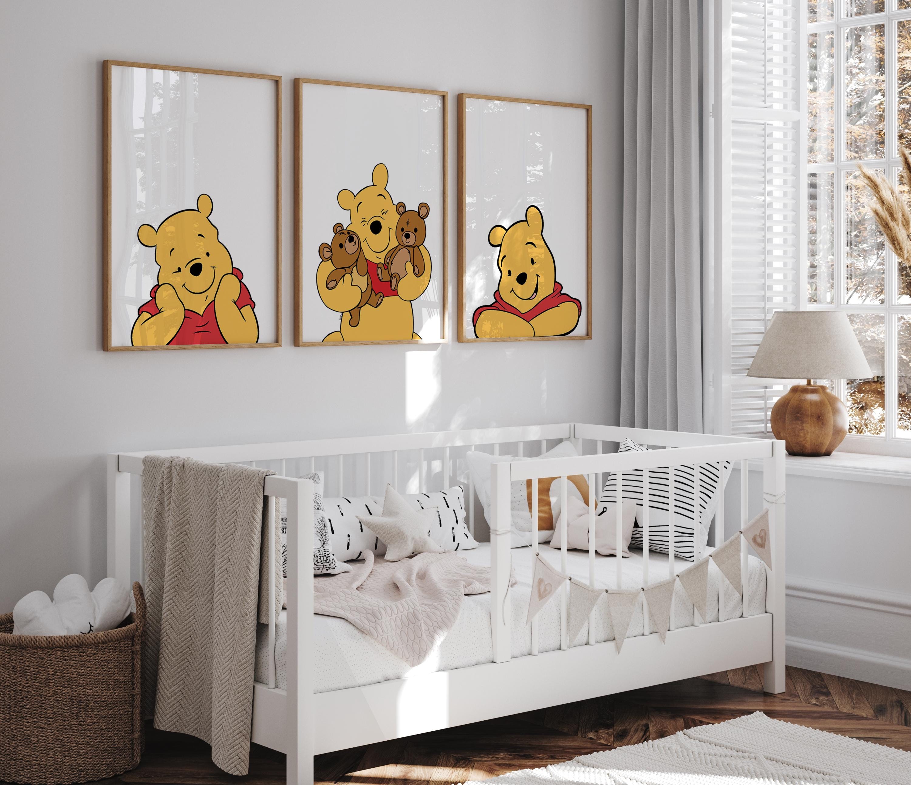 Set of 3 Classic Winnie the Pooh Wall Art Prints , Winnie the Pooh ...