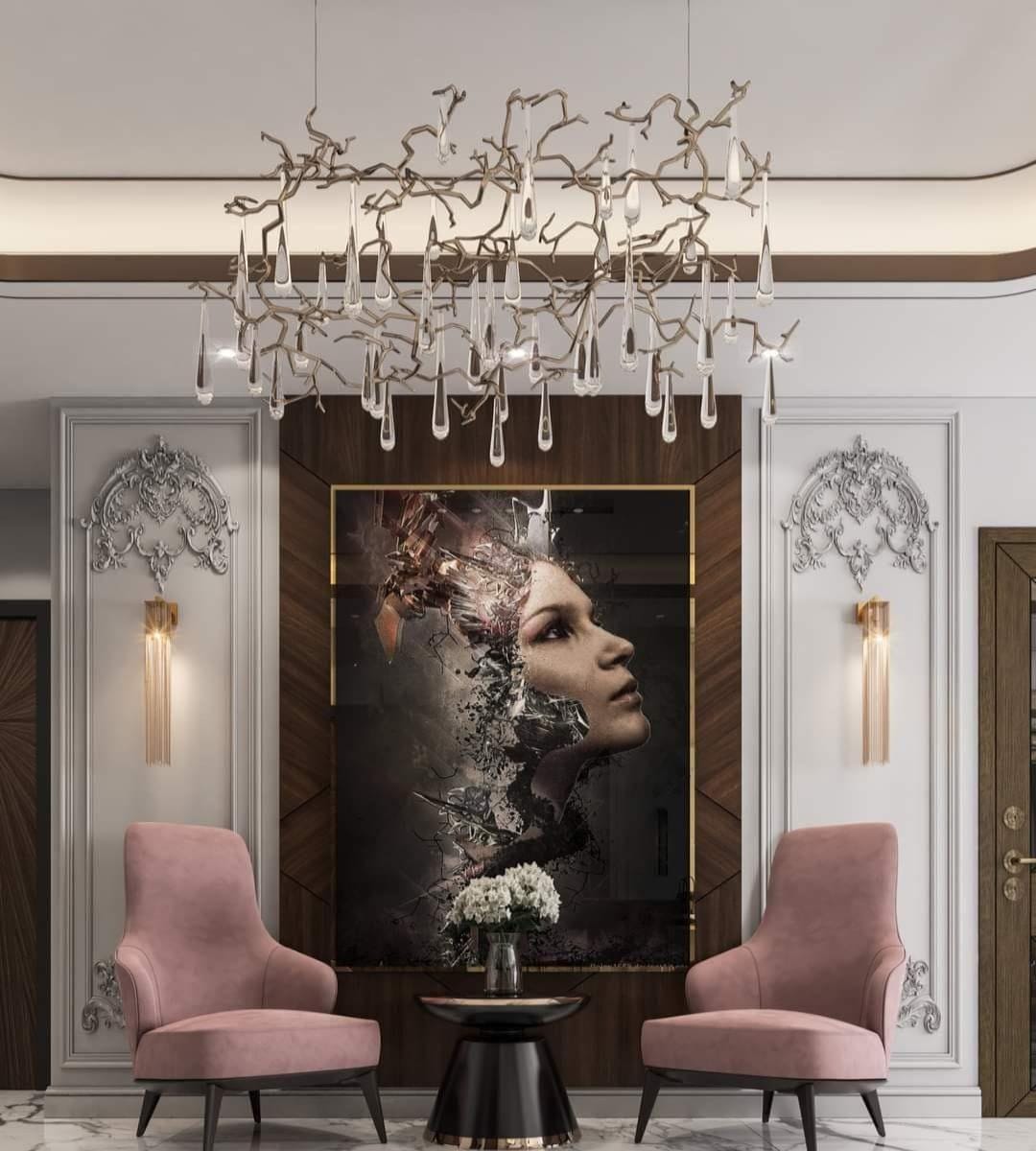 Entrance 3D Render Service | Entryway Interior Visualization ...