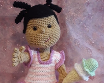 Marley Dolly - PATTERN ONLY for basic doll and CROCHETED clothing