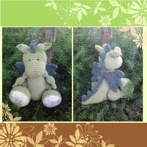 Amigurumi Häkeldrachen Schraffur – Nur Muster