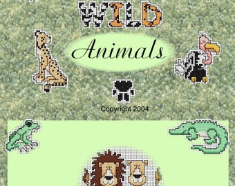 Cross Stitch Pattern - 101 Wild Animal Motifs