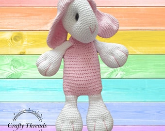 Heat Pack Snuggle Buddy Bunny - Crochet lovey - PATTERN ONLY
