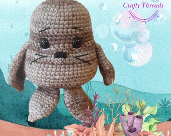 Amigurumi Easy Peasy Seal - Crochet toy - Pattern ONLY