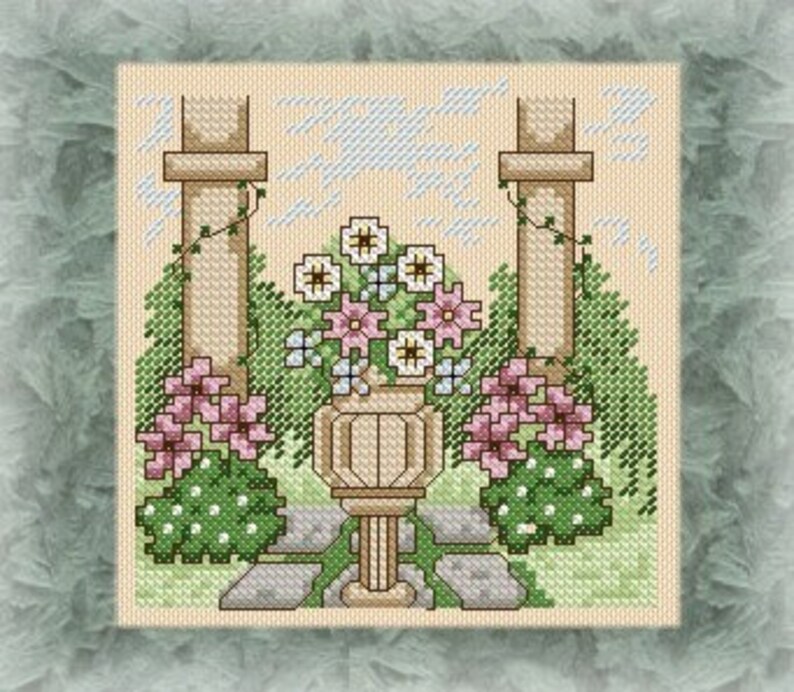 Country Gardens in Cross Stitch Etsy